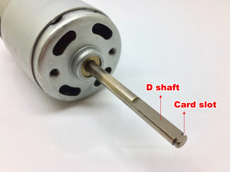 48mm Long Shaft RS775 Motor DC 6V 12V 18V 24V 7750RPM Low Speed Large