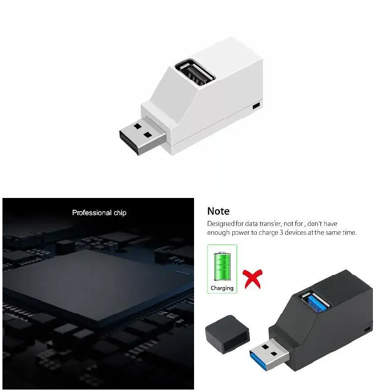 Мини USB 2,0/3,0 высокоскоростной концентратор разветвитель 3 порта usb-хаб для ПК ноутбука GK99