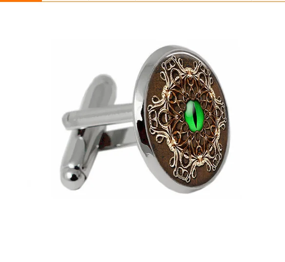

New Style Retro Time Stone Sleeve Nail Button Punk Series Eyes Art Pattern Fashion Cufflinks Ck84
