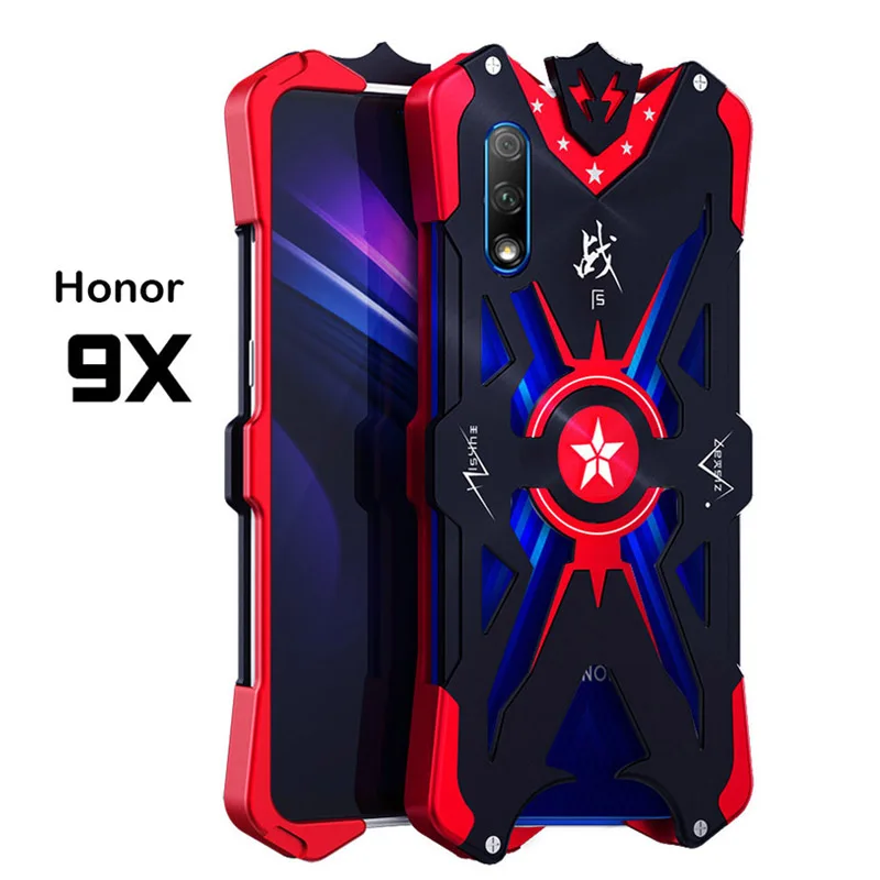 Honor 9x Zimon роскошный Тор сверхмощный бронированный металлический алюминиевый чехол для телефона для huawei Honor 9x чехол