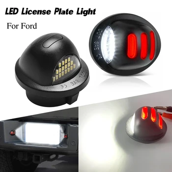 

2pcs/lot Car LED number License Plate Light lamp car light assembly white red for Ford F-150 F-250 F-350 F-450 F-550 F150 Ranger