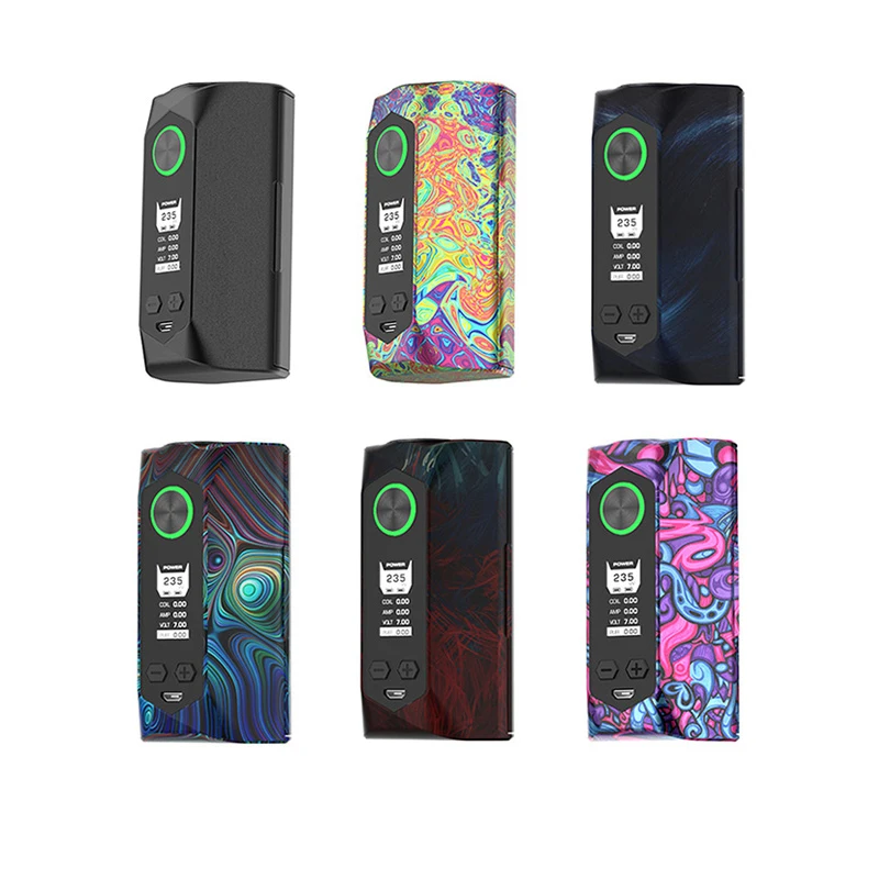 Geekvape лезвие мод 235 Вт Поддержка Dual 18650 20700 21700 Батарея распылитель Vape устройство