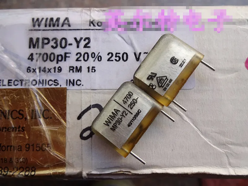10 шт., оригинальная WIMA MP3-Y2 0,0047 мкФ 4n7 4700PF 250V 300V X1