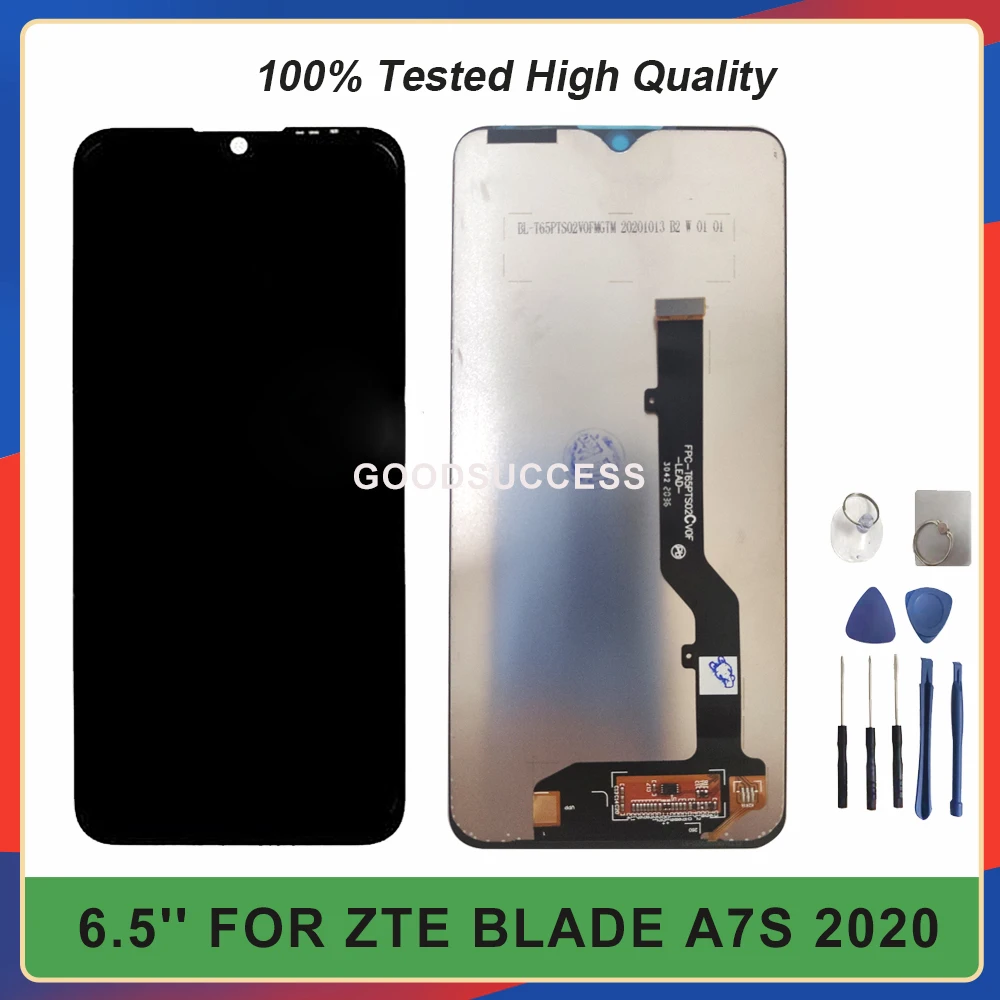 ЖК-дисплей 6 5 ''для ZTE Blade A7S 2020 сенсорный экран стеклянная панель A7020 A7020RU в