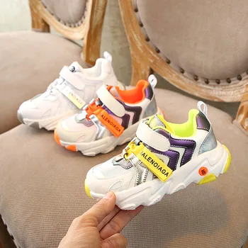 

Spring 2020 Girls Boys Fashion Lightweight Sneakers Children Sports School Trainers Toddler/Little/Big Kid/ Touch Strap Shoes