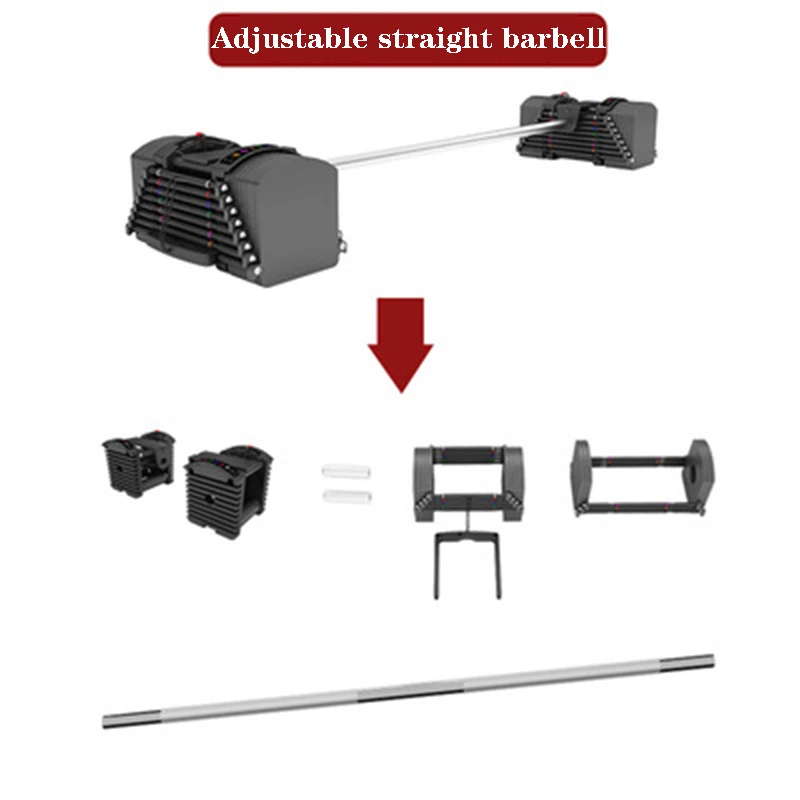 Adjustable Dumbbell, Straight Barbell, Curved Barbell, 79kg-88kg, Hot Sale, New,