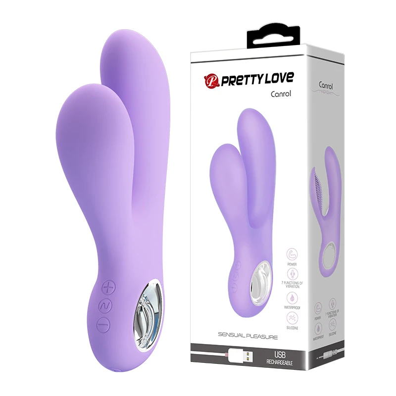 Вибратор Pretty Love 7 скоростей для точки G USB Перезаряжаемый силиконовый Стимулятор