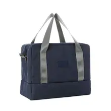 С разделителем для сухого и влажного портативного путешествия сумка водонепроницаемый для дорожных принадлежностей с обувью отсек пространства мешок спортзала