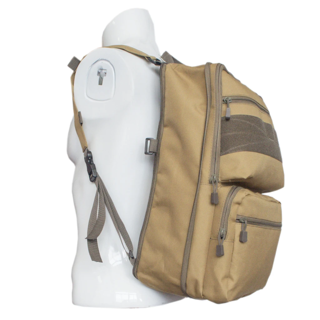khaki ОХОТА Molle жилет рюкзак Многофункциональный Открытый Сумка Регулируемая - Цвет: khaki