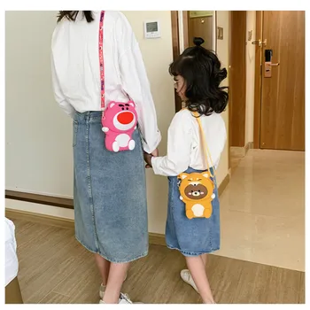 

New Cute Cartoon Women Shoulder Bags High Quality Silica Gel Messenger Bag Three-dimensional Stitching Large Capacity Handbags