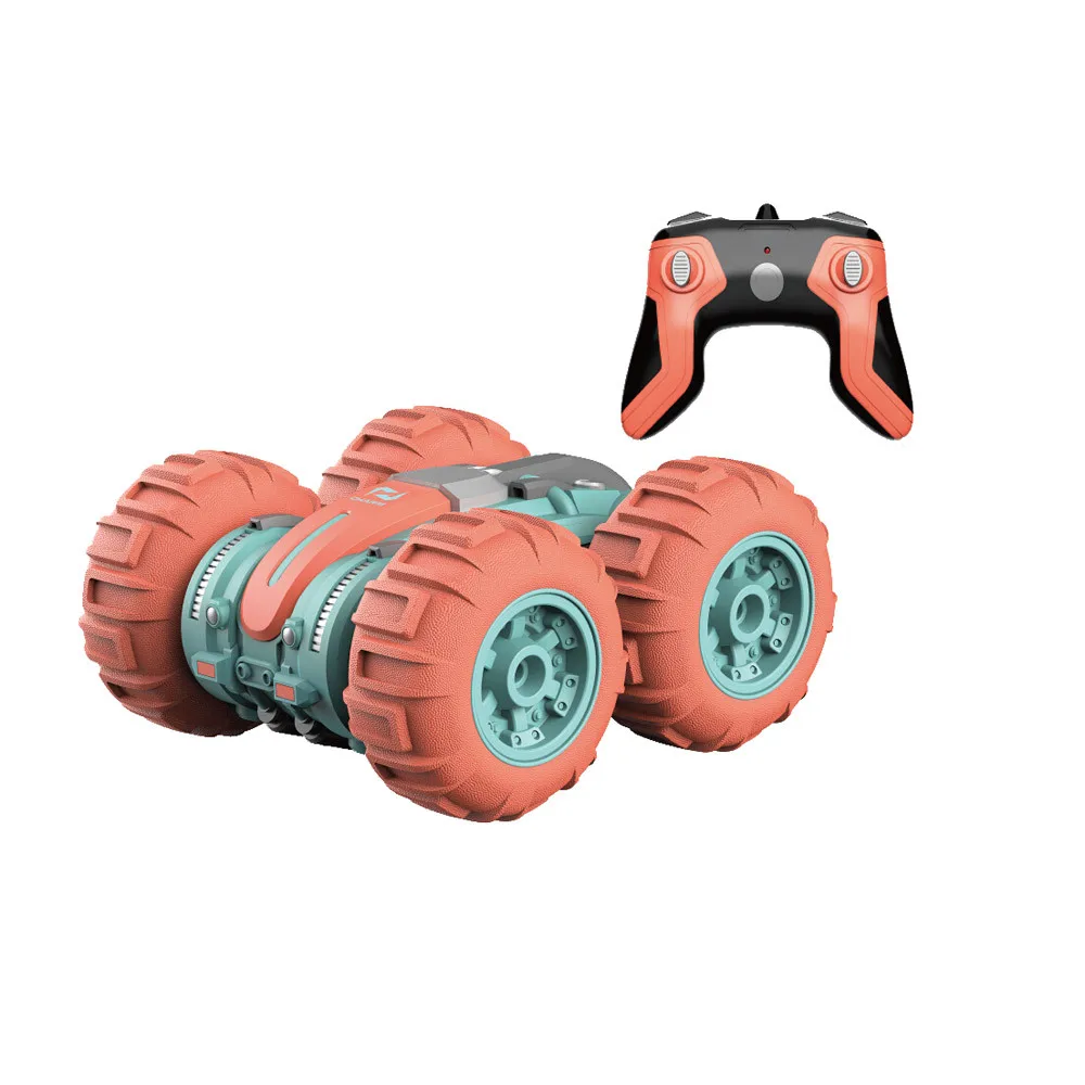 Водонепроницаемый Электрический трюк игрушечный автомобиль 4WD Am-phibious RC лодка Двусторонняя вождение