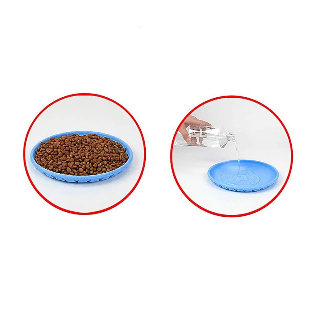 Soft Rubber Indestructible Pet Toy, Dog Flyer, Puppy Flying Disc, Bright Color Disc for Dogs to See