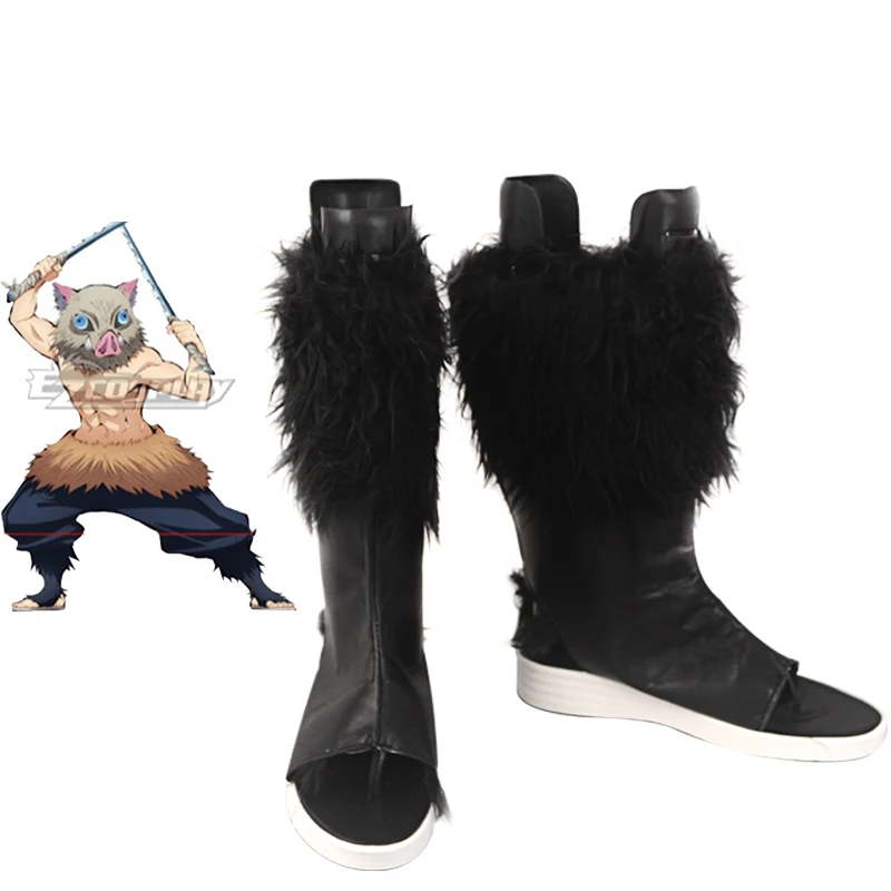 

Anime Demon Slayer Kimetsu no Yaiba Hashibira Inosuke Cosplay shoes Custom made male shoes boots