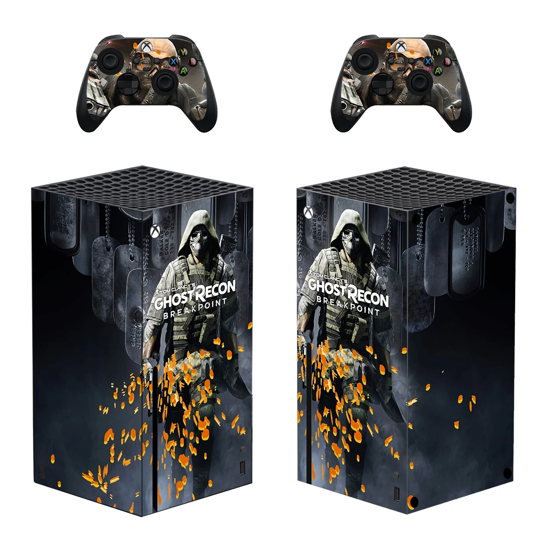 Ghost Recon Style Xbox Series X Skin Sticker Per Console E 2 Controller Decal Skin Protettive In Vinile Stile 10