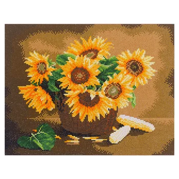 

5D diamond painting sunflowers Full drill Round Rhinestone painting kit Diamond mosaic Flowers Diamond Embroidery set home decor