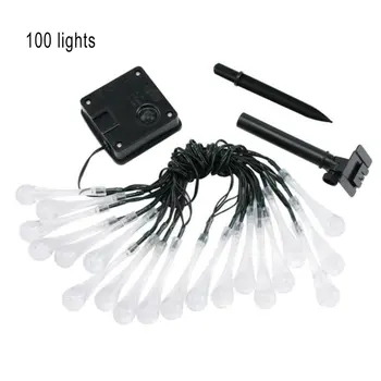 

12M 100LED 8 Modes Solar Outdoor Waterproof Watercolor Lamp Christmas Decorative String Light Balcony Garden Decoration Lights