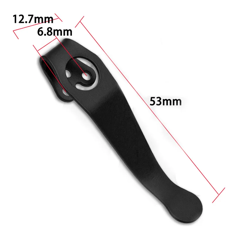 Folding knife titanium alloy pocket knife back clips waist clip for Spider Para2 C81 C10 C11