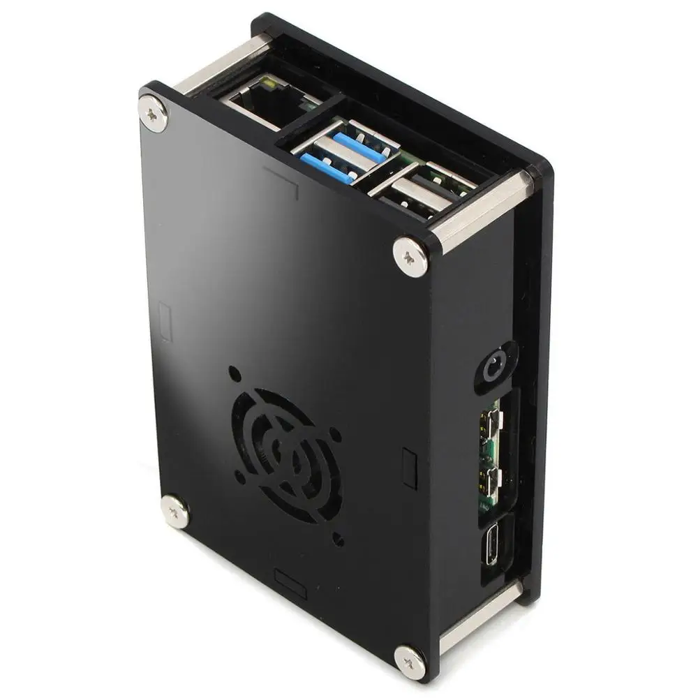 Акриловый чехол PMMA для Raspberry PI 4 Модель B 1 ГБ/2 ГБ/4 ГБ пластиковый корпус крышка Raspberry PI 4 B PI4 4B