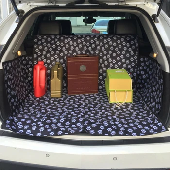 

Puppy Cushion Thick Easy Install Car Boot Protector Trunk Dog Pad Travel Oxford Cloth Waterproof Pet Mat Foldable Universal