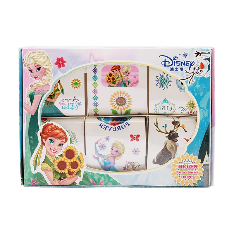 1 Тату-стикер disney с днем рождения для детей, девочек, белая принцесса, макияж, игрушка, Дисней, Белоснежка, Принцесса София, Минни, подарок - Цвет: 1