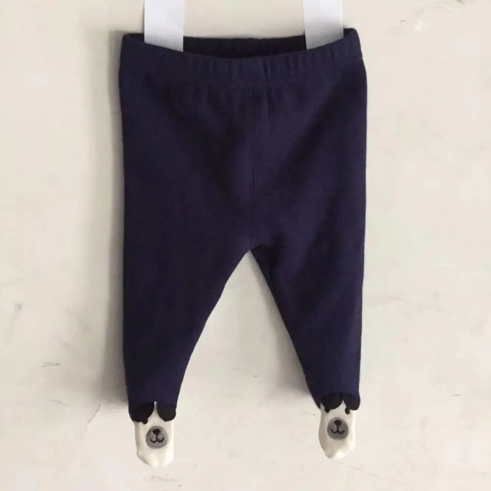 Navy blue Весенне-осенние детские штаны для новорожденных девочек и мальчиков модные милые детские штаны с принтом солнца для мальчиков и девочек - Цвет: Navy blue