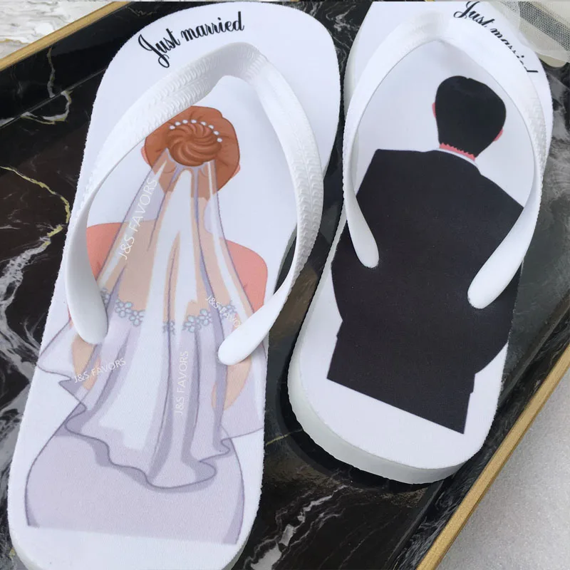 Pack Chanclas Boda 20 Chanclas Novio 