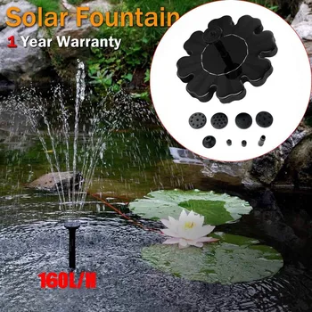 

Solar Powered Fountain Pumps Outdoor Solar Bird Bath Water Fountain Pumps For Pool Garden Aquarium For Garden Pond #LR3