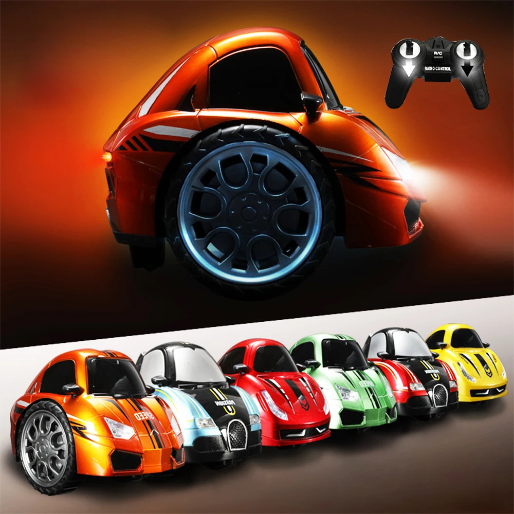 

Remote Control Stunt Car Electric Two-Wheel Rotation 360° Drift Lovely Ningh Light Car For Children Toy