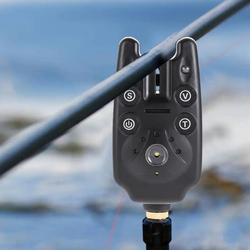 Electronic Fishing Bite Alarm+Portable Flash Soft Chain Swinger Hanger Indicator Carp Fishing Tackle Fishing Alarm Accessories