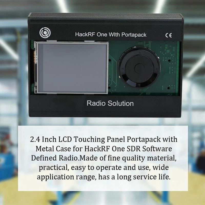 1 МГц-6 ГГц 2,4 дюймов ЖК-сенсорная панель Portapack для HackRF One SDR программное радио