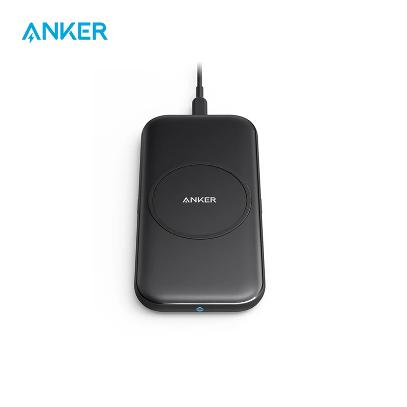 Беспроводное зарядное устройство Anker PowerWave Base Pad сертификация Qi 7 5 Вт для iPhone 11 10