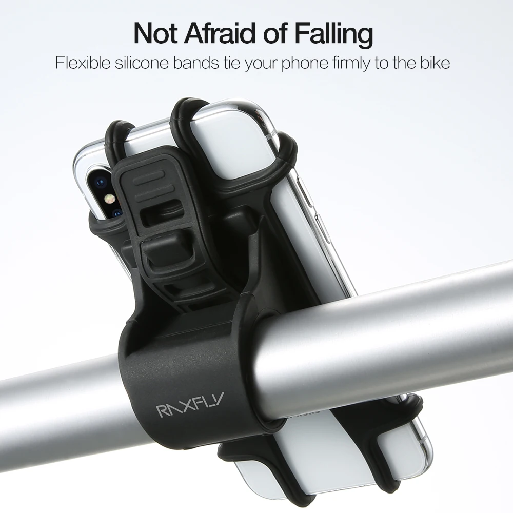  RAXFLY Fahrrad Telefon Halter Für iPhone X 8 Plus XR XS Max Samsung S9 S8 Halterung Telefon Stand H