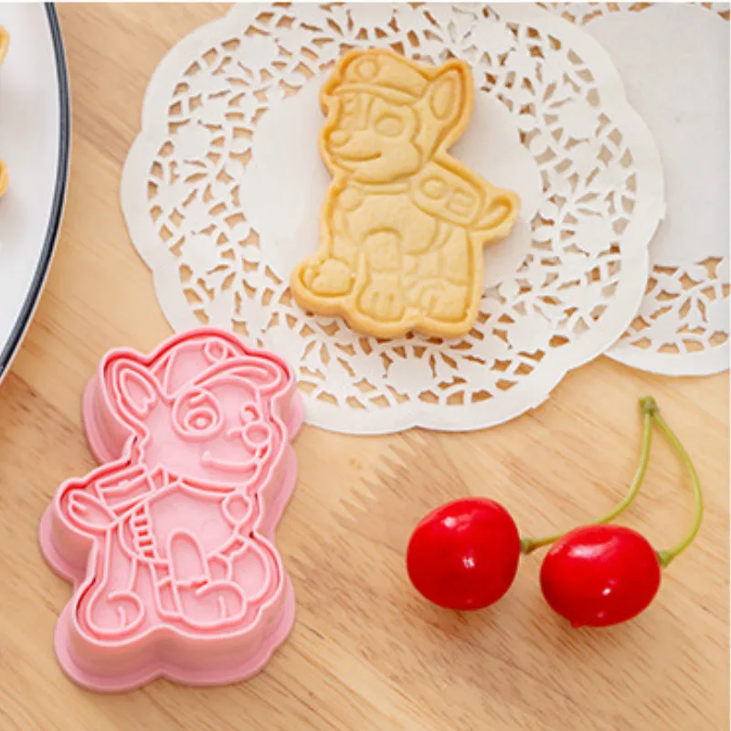 6 pcs Dog Design Birthday Toy DIY Figure Model Cookie Cutters 3D Plastic Pressing Model Toy Children Christmas Gift kitchen tool - Image 6