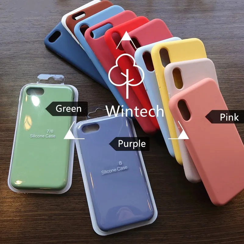Чехол с логотипом для iphone 7 8 6 6s plus конфетный чехол iPhone xr x xs 11 pro max силиконовый