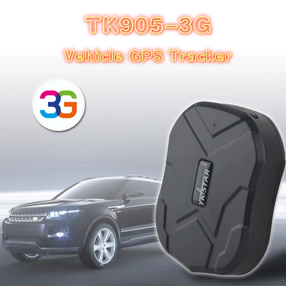Высокое качество мощный магнитный TK905-3g 3g WCDMA gps трекер История воспроизведения пути гео-забор gps+ LBS двойной способ позиционирования