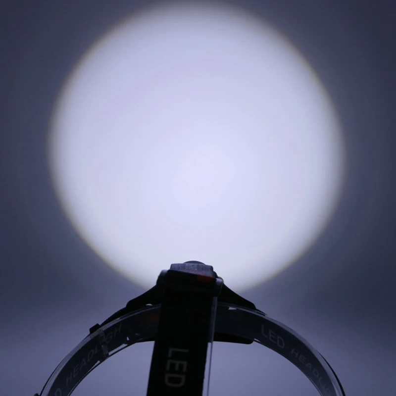

LED XM-L T6 Infrared Sensor Headlight Flashlight Torch Adjustable Focus Zoom