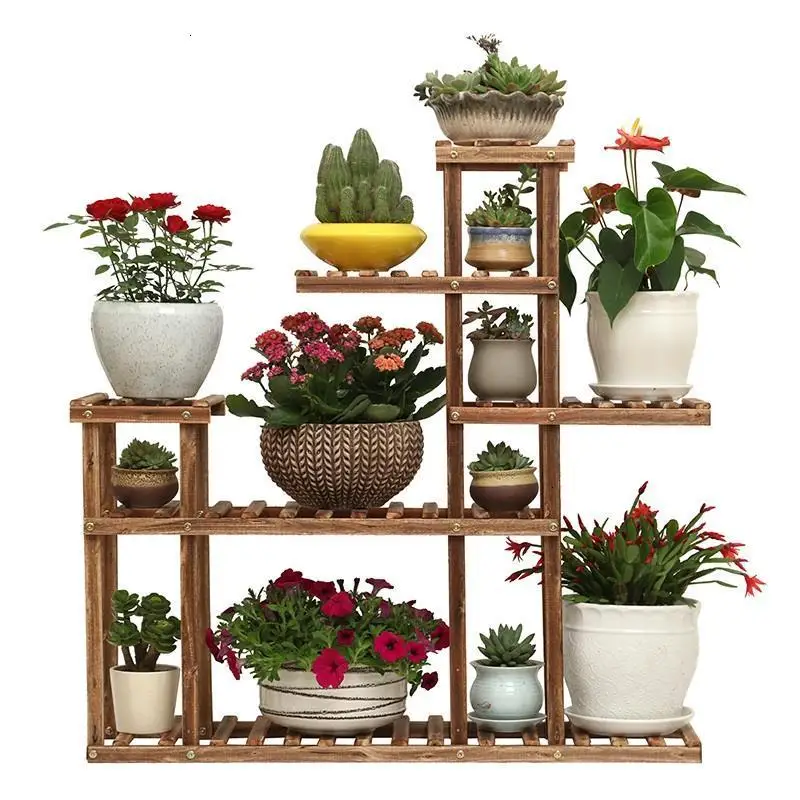 Terraza Balkon Estanteria Para Plantas Huerto Urbano Madera деревянные полки для Dekoration открытый завод стеллаж полка цветок стенд