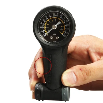 

New Tire Pressure Gauge Bicycle Bike MTB Air Pressure Gauge Tire Meter For Presta /Schrader Valve Plastic