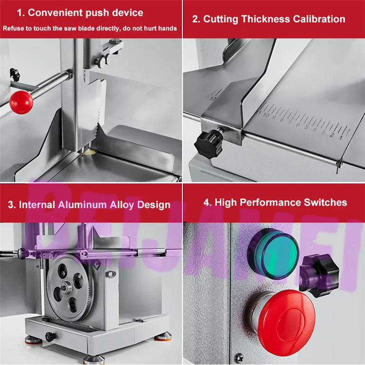 BEIJAMEI фабричная Коммерческая Машина для распиловки костей электрическая машина для резки кости замороженный нож для мяса и костей цена