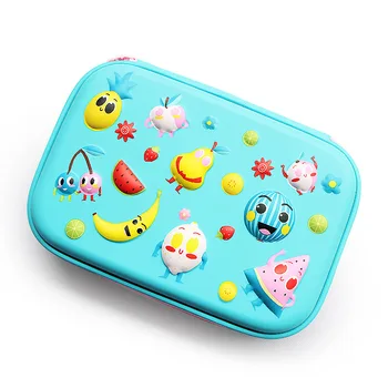 

Large Capacity Fashion 3D EVA Colorful Fruits Printing Waterproof Pencil Case Students Stationery Box with Pencil Holder