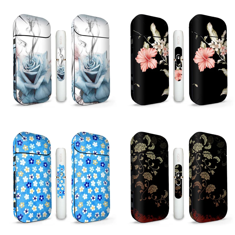 2 шт./лот цветочный дизайн для IQOS чехол электронной сигареты универсальная