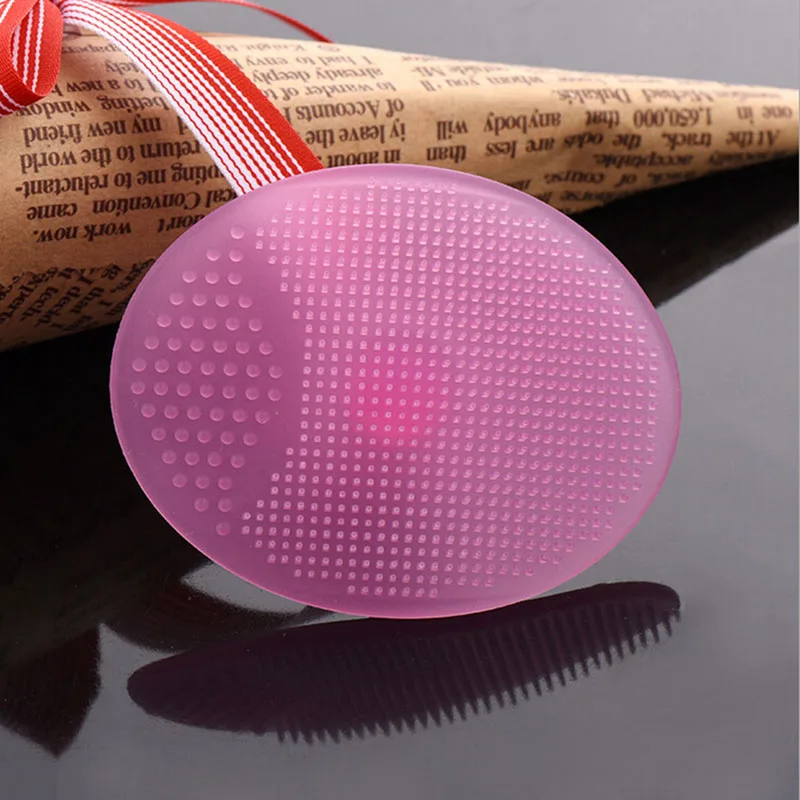 1/2pcs Soft Brush Facial Care Exfoliating Brush Infant Baby Soft Silicone Wash Face Cleaning Pad Skin SPA Scrub Cleanser Tool