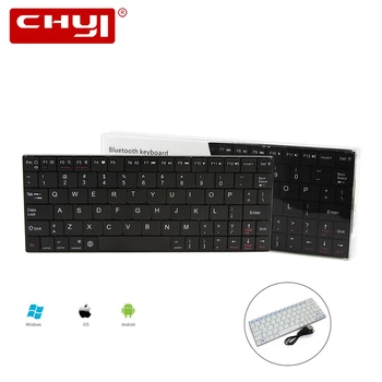 

Bluetooth Wireless Computer Keyboard 80Key Mini Small Ultra Slim BT Keybord PC Office Small Keypad For Smartphone iPad Mac White