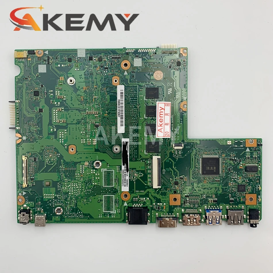 Akemy free HDD board For Asus X541UJ X541UV X541UVK X541UQ X541UQK X541UA X541UAK X541U Laptop motherboard mainboard i3 i5 i7