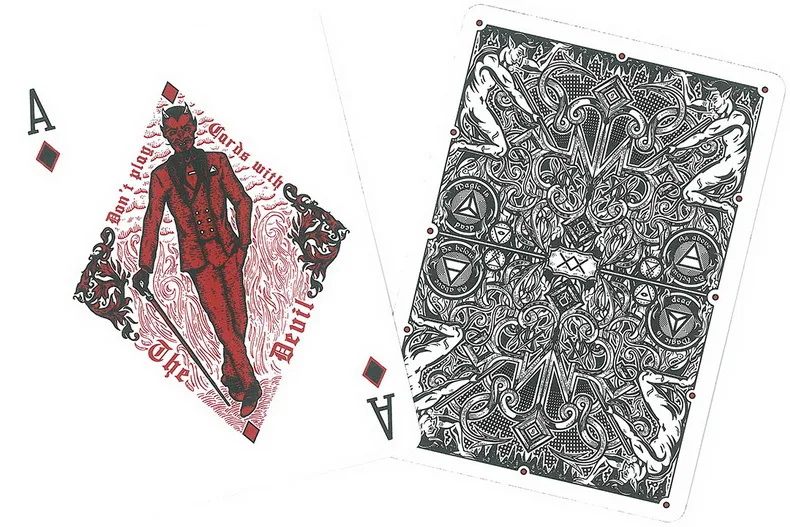Madison Hellions игральные карты от DM Ellusionist Deck велосипед покер USPCC пользовательские ограниченное издание Волшебные трюки магический реквизит