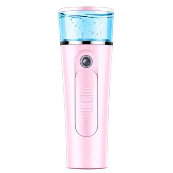 

2-in-1 Handheld Mist Sprayer Portable Facial Steamer Sprayer USB Rechargeable Power Bank Sprayer Beauty Instrument new