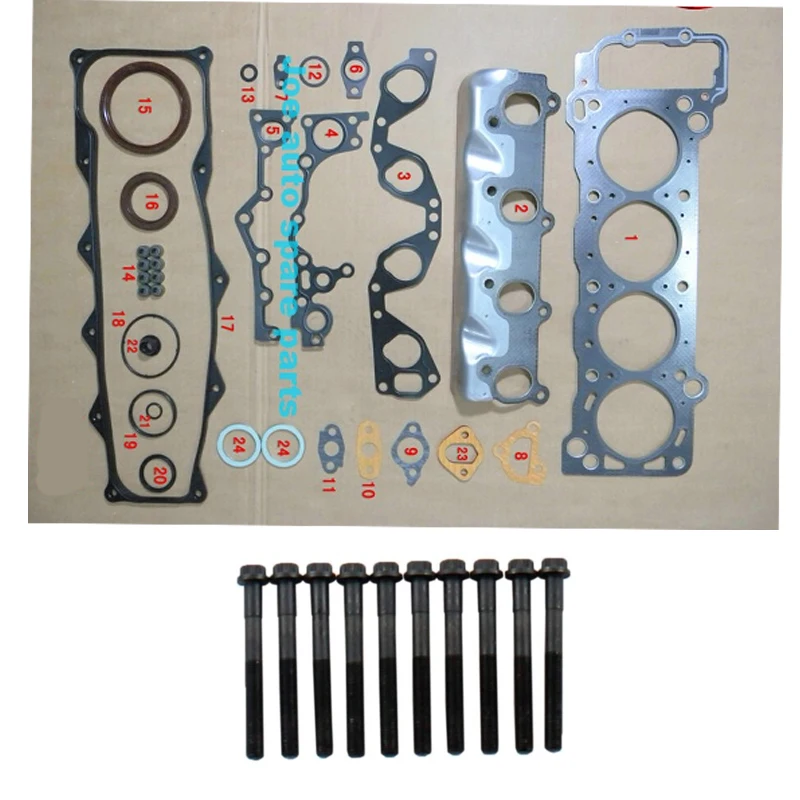 1Rz 1Rze Motore Completo Completo Guarnizioni Set Kit Per Toyota Hiace Iii Wagon/Hilux Ii Pickup/Hilux Piattaforma 2.0