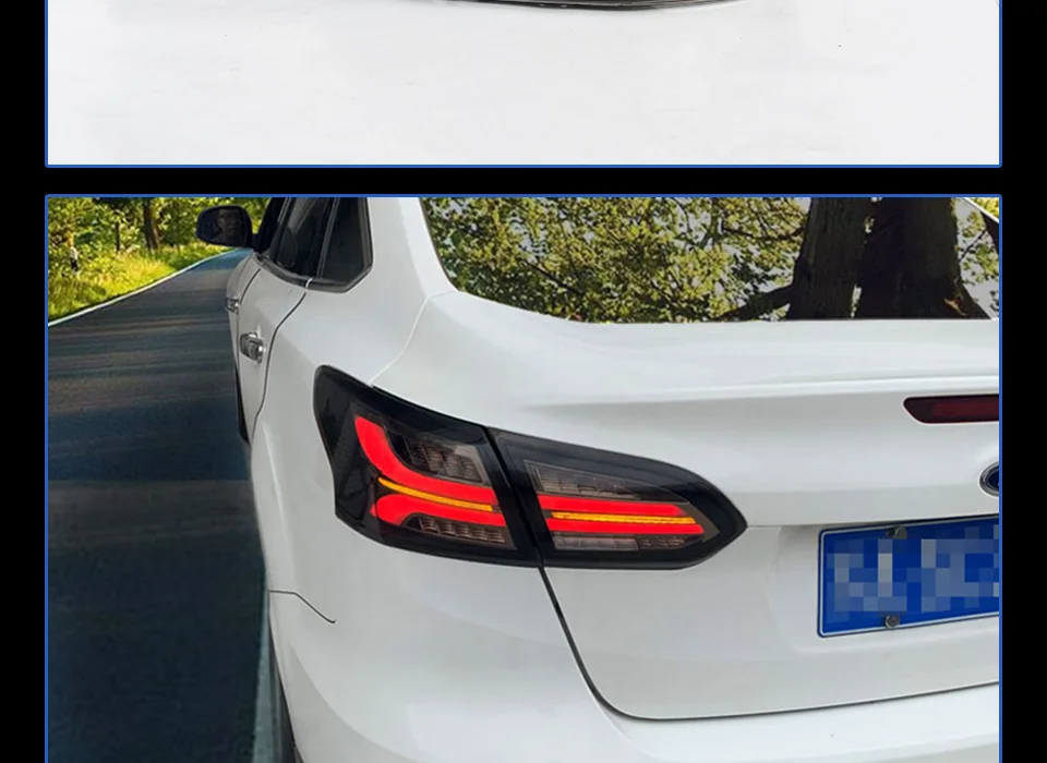 Автомобильный Стайлинг задний фонарь для Ford Focus задний светильник s- Focus 4 Sedan светодиодный задний светильник динамический сигнал поворота тормоза заднего хода авто