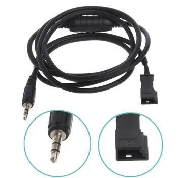 

New 3 Pin 3.5mm Jack AUX Adapter Radio Interface Cable For BMW BM54 E39 E46 E53 X5