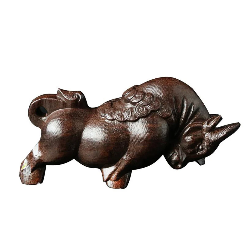 

Table Top Cattle Ornament Office Home Car Miniature Statue Figurine Ornaments Decorations